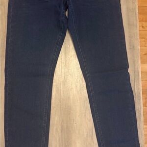 Absecai Factory Navy Stretchy High Rise Flare Jeans Men's 42